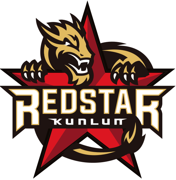 Kunlun Red Star 2016-Pres Primary Logo vinyl decal